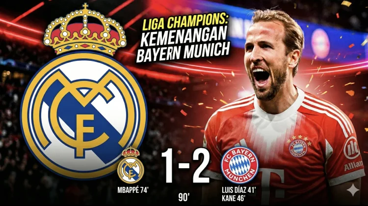 Bayern Munich Curi Kemenangan 2-1 atas Real Madrid di Bernabeu