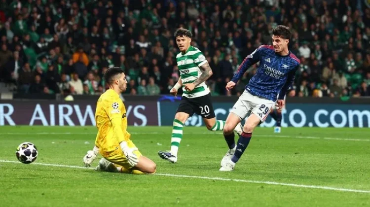 Arsenal Bawa Pulang Kemenangan Tipis dari Kandang Sporting CP