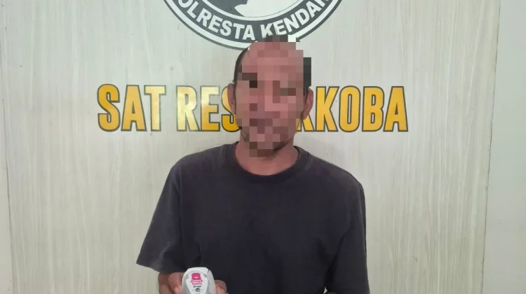 Polresta Kendari Tangkap Pengedar Sabu di Konawe Kepulauan