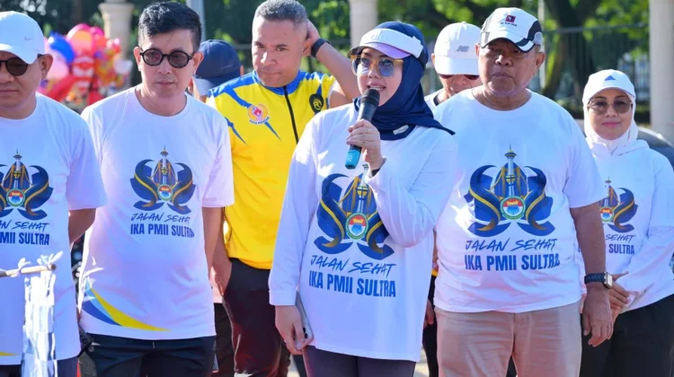 IKA PMII dan KONI Kendari Gelar Olahraga Bersama