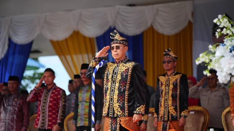 Gubernur Sultra Hadiri Upacara HUT ke-13 Kabupaten Konawe Kepulauan