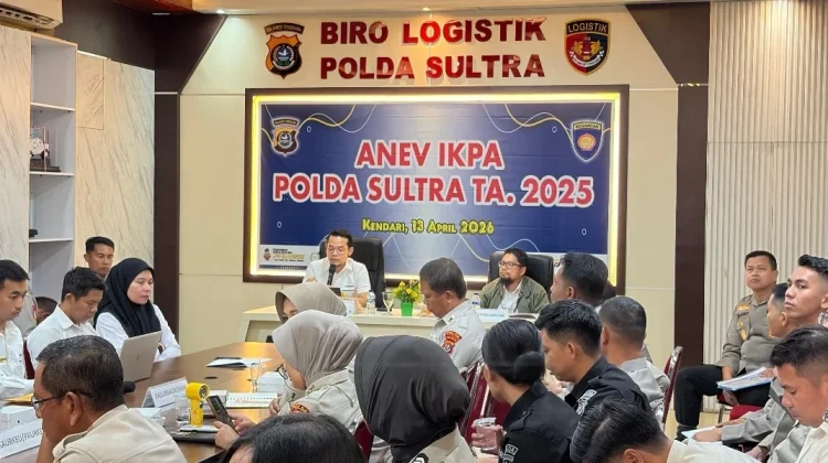 Bidkeu Polda Sultra Evaluasi Kinerja Anggaran TA 2025