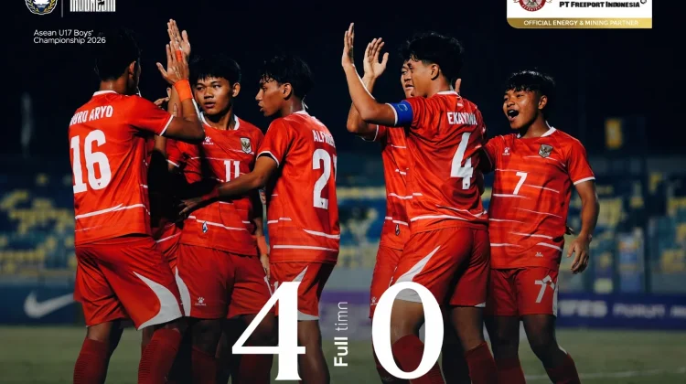 Timnas Indonesia U-17 Menang Telak 4-0 atas Timor Leste di Piala AFF U-17 2026