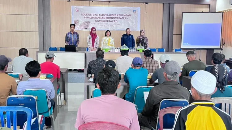 Dorong Inklusi Keuangan, OJK Sultra Gelar Edukasi bagi Puluhan Petani di Konsel