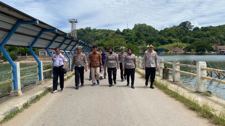 Perkuat Keselamatan Transportasi, Tim Korlantas Polri Tinjau Pelabuhan Torobulu