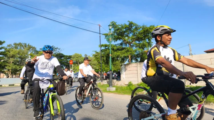 Gerak Emas Hemat Sehat Bersepeda Kemenag Sultra, Dilaunching