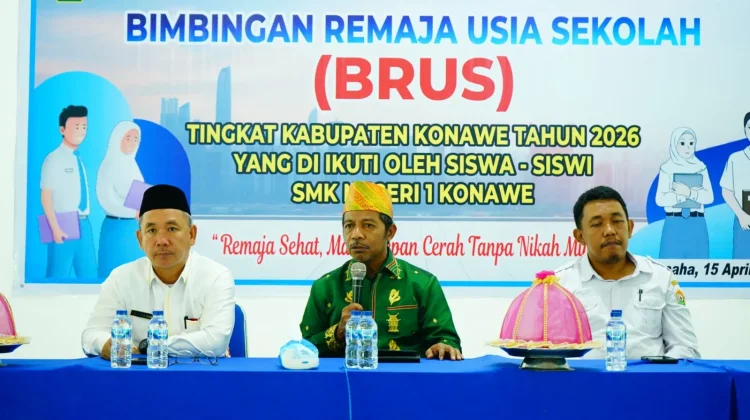 Program BRUS Kemenag Sasar SMKN 1 Konawe