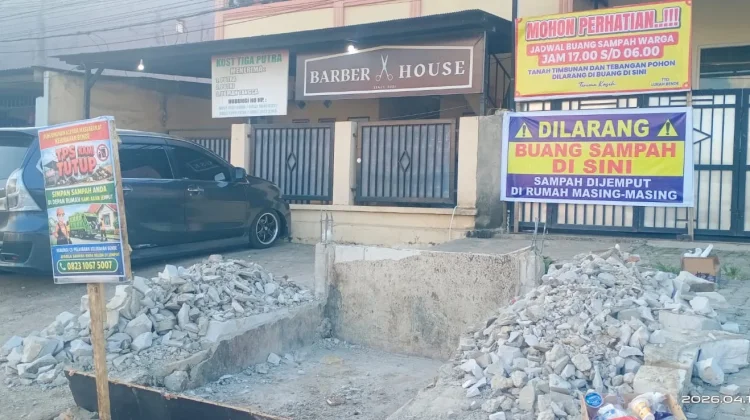Kadia Tertibkan Tempat Pembuangan Sementara Sampah