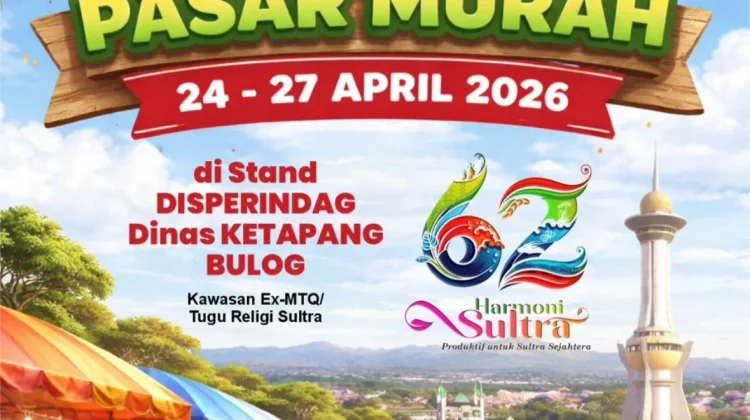 Bazar dan Pasar Murah Meriahkan HUT Sultra 2026