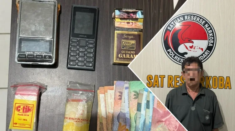 Polresta Kendari Tangkap Nelayan Pemilik Enam Paket Sabu
