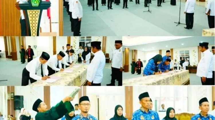 ASN Kemenag Sultra Dilantik Kinerja Nyata Berintegritas