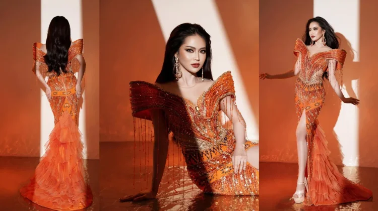 Syavira Tampil Anggun dalam Balutan "Celestial Ember of Muna"
