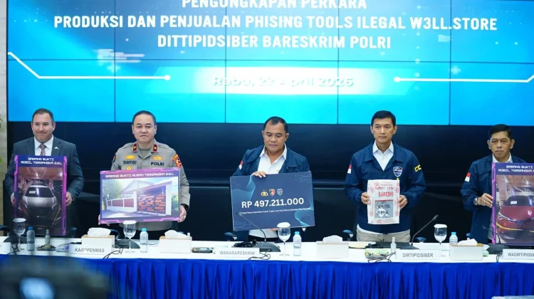 Polri Sita Aset Rp4,5 Miliar dari Sindikat Phishing Wellstore