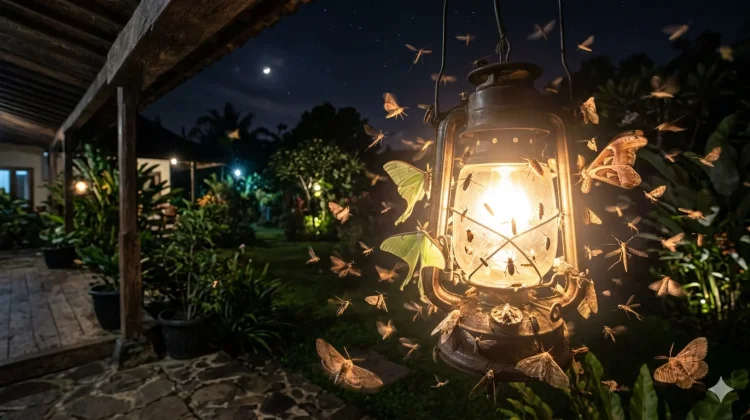 Alasan Serangga Selalu Hinggap ke Lampu saat Malam Hari