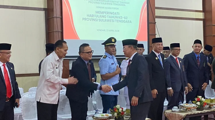 Kemenkum Sultra Hadiri Rapat Paripurna DPRD Peringatan HUT ke-62 Provinsi Sultra
