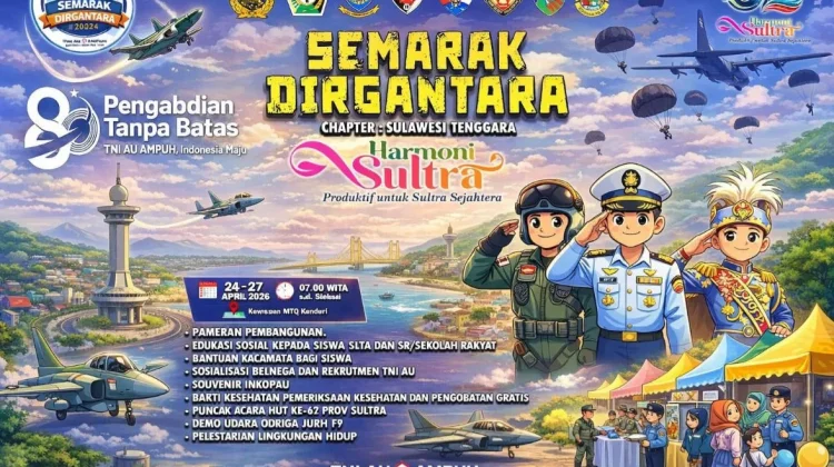 TNI AU Gelar Semarak Dirgantara di Kendari