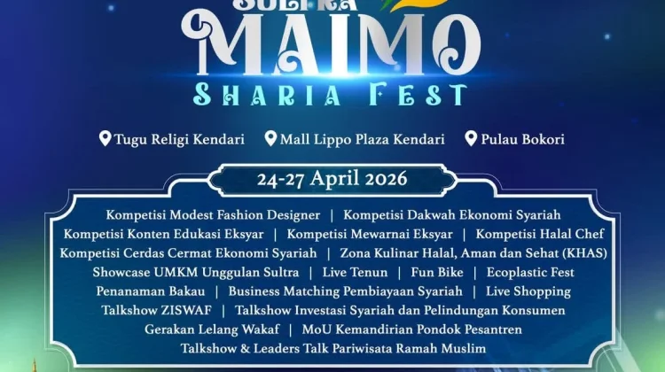 Sultra Maimo Sharia Fest Dorong Ekonomi Syariah