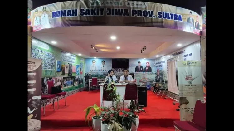 Layanan Kesehatan Jiwa Hadir untuk Masyarakat Sultra di Stand RSJ Prov.Sultra
