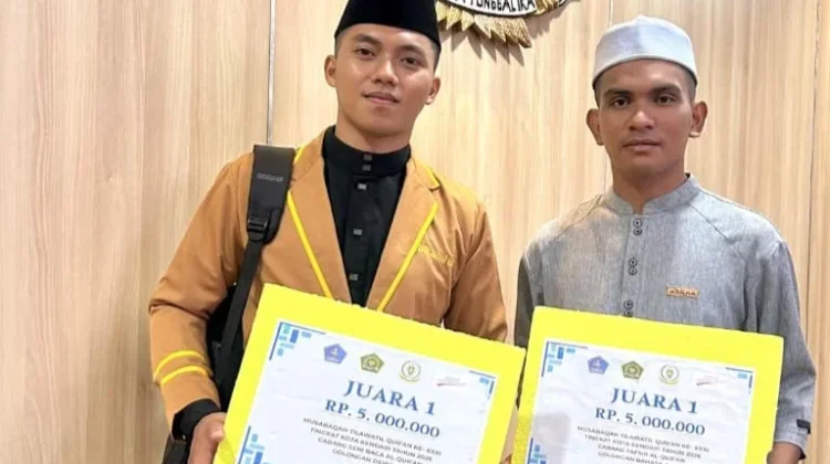 Personel Satbrimob Sultra Sabet Juara 1 MTQ Tingkat Kota Kendari