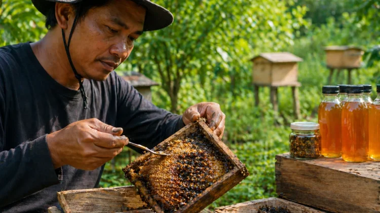 Madu Trigona Jadi Sumber Ekonomi Masyarakat Lokal