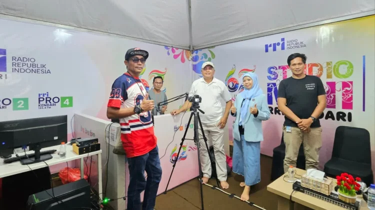 Studio Mini RRI Kendari Jadi Magnet di Perayaan HUT ke-62 Sultra