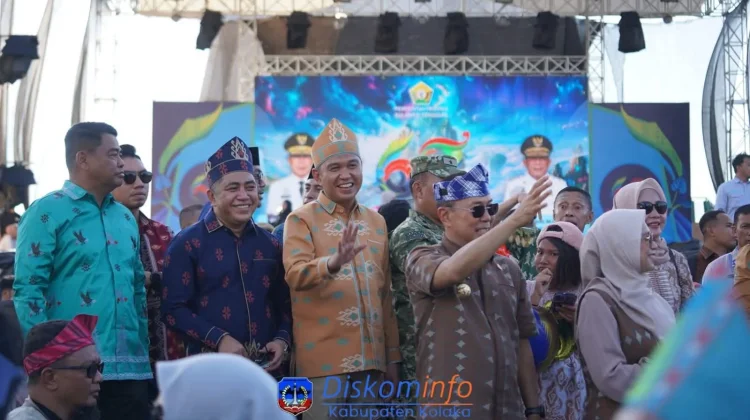 Pemkab Kolaka Ikuti Pawai Budaya Harmoni Sultra 2026 di Kendari