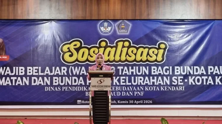 Dikbud Kota Kendari Sosialisasi Wajib Belajar 13 Tahun
