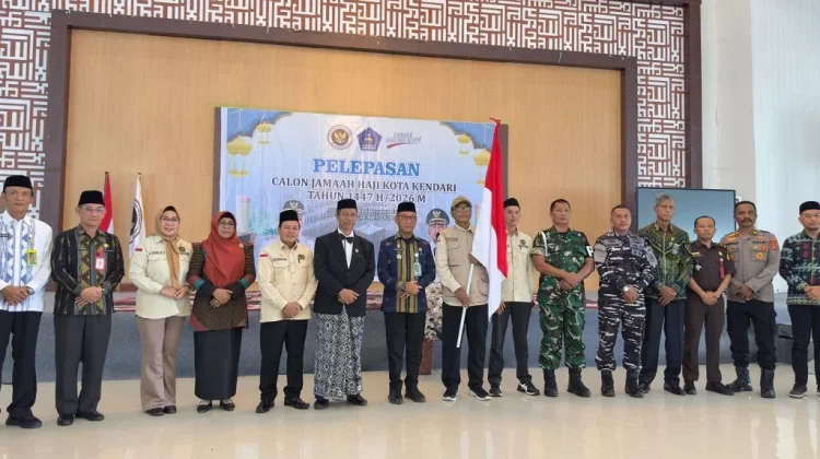 Sebanyak 546 Jamaah Calon Haji Asal Kota Kendari Resmi di Lepas