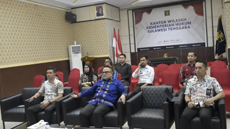 Kemenkum Sultra Ikuti Koordinasi dan Penyamaan Persepsi Pengharmonisasian