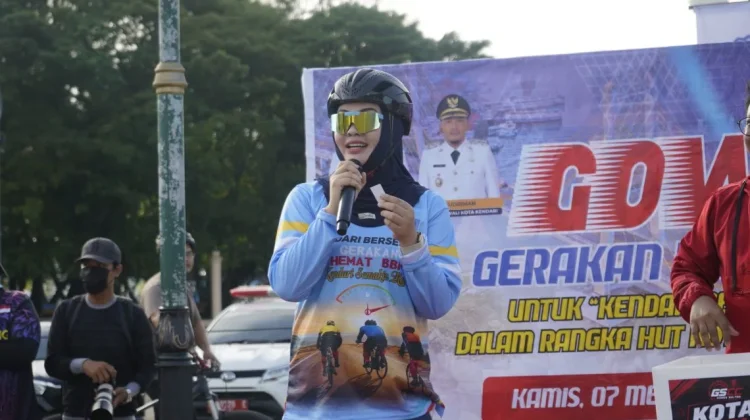 Meriahkan HUT ke 195, Pemkot Kendari Gelar Gowes Gerakan Hemat BBM