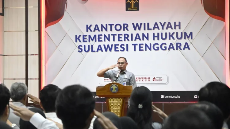 ASN Lingkup Kanwil Kemenkum Sultra di harapkan Tetap Menunjukkan Disiplin