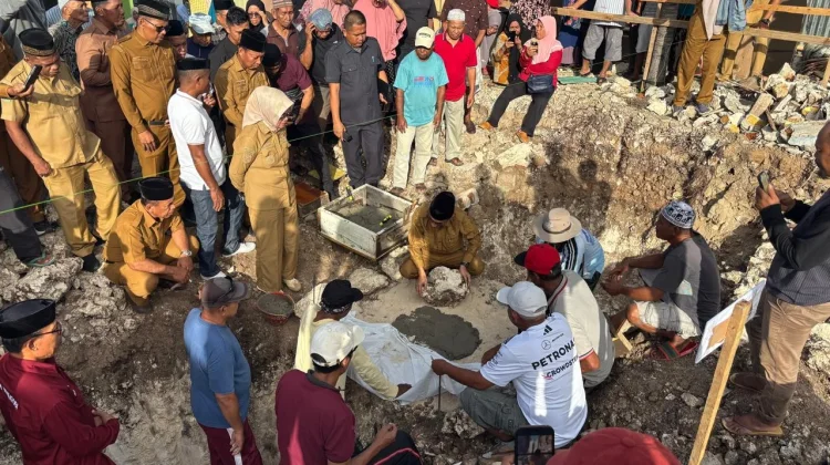 Masjid Al Hikmah Resmi Dibangun di Tomia, Begini Pesan Bupati Wakatobi