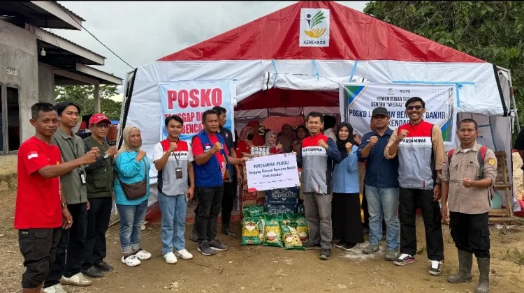 Pertamina Sulawesi Salurkan Bantuan Tanggap Darurat Korban Banjir di Kendari