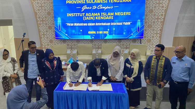 IAIN Kendari dan Komisi Informasi Teken MoU Keterbukaan Informasi Publik