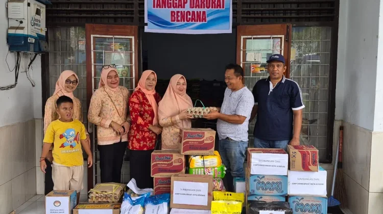 DWP Kendari Salurkan Sembako Wujud Kepedulian Korban Banjir