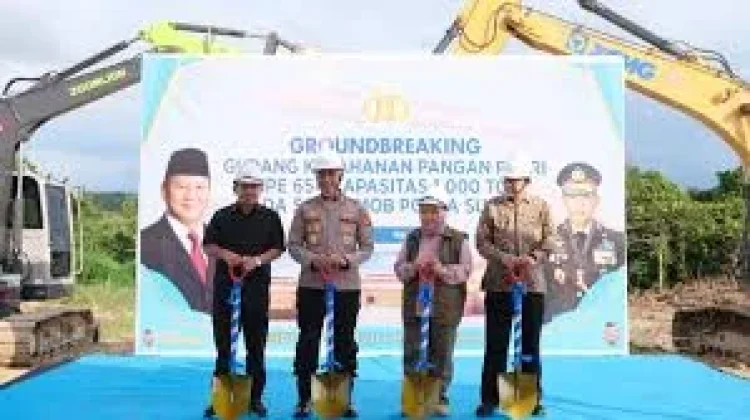 Satbrimob Polda Sultra Bakal Jadi Lokasi Pembangunan Gudang Ketahanan Pangan
