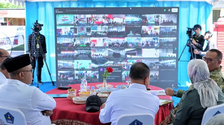Wali Kota Kendari Ikuti Peresmian 1.061 Koperasi Merah Putih oleh Presiden RI