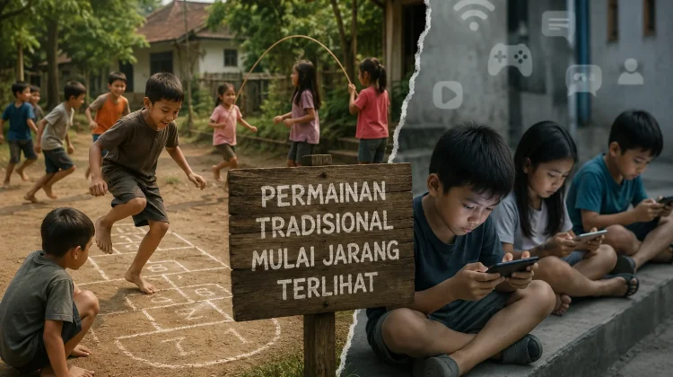 Permainan Tradisional Mulai Jarang Terlihat di Masyarakat Indonesia