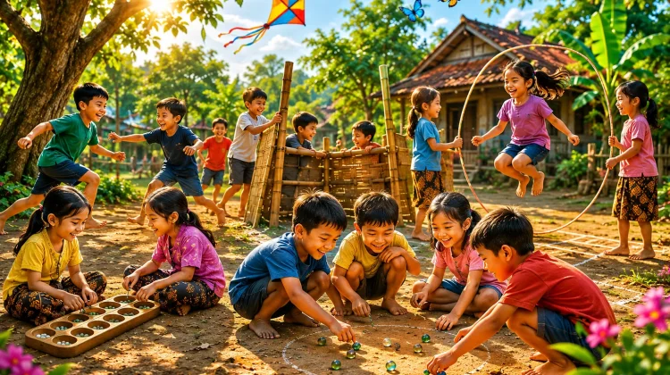Permainan Tradisional, Melatih Keseimbangan Tubuh Anak