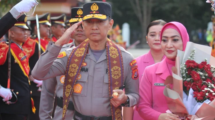Kapolda Sultra Pimpin Welcome Parade, Tekankan Soliditas dan Semangat Pengabdian