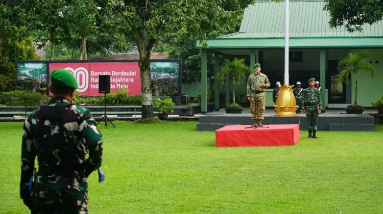Peringati Harkitnas Ke-118, Kodim 1417/Kendari Gelar Upacara Bendera