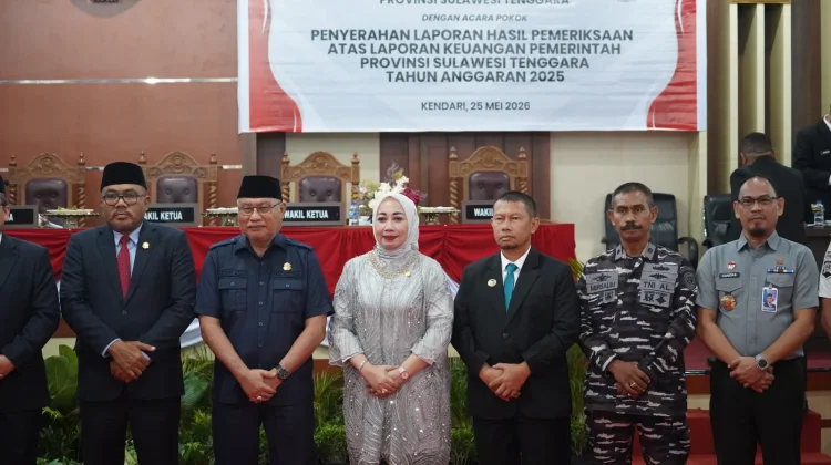 Kanwil Kemenkum Sultra Hadiri Paripurna DPRD Provinsi Sultra
