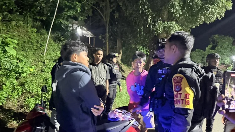 Tim Patroli Ditsamapta Polda Sultra Amankan Terduga Premanisme