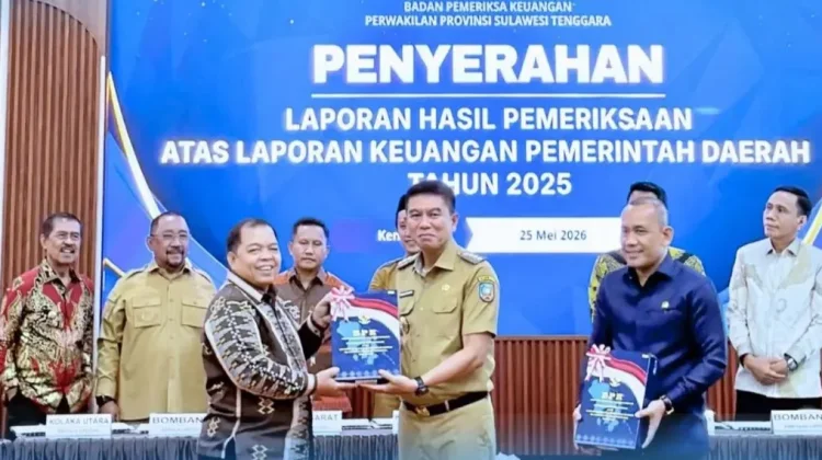 Pemkab Konsel Kembali Raih Opini WTP dari BPK RI