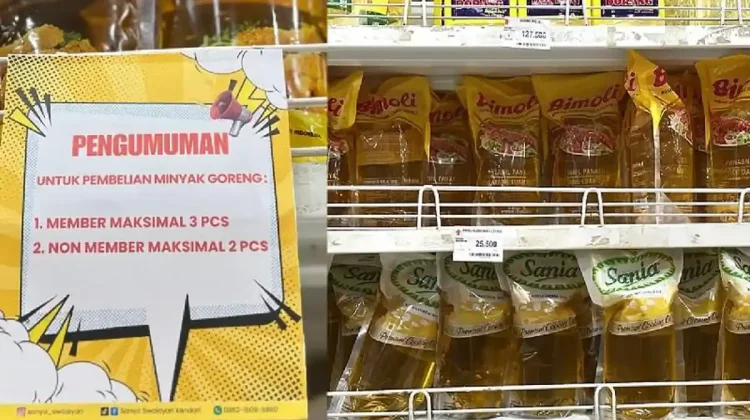 Swalayan di Kendari Batasi Pembelian Minyak Goreng untuk Cegah Panic Buying