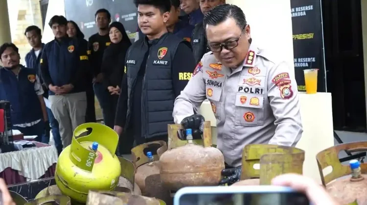 Polresta Kendari Ungkap Penyalahgunaan Pengangkutan dan Niaga LPG Subsidi 3 Kg