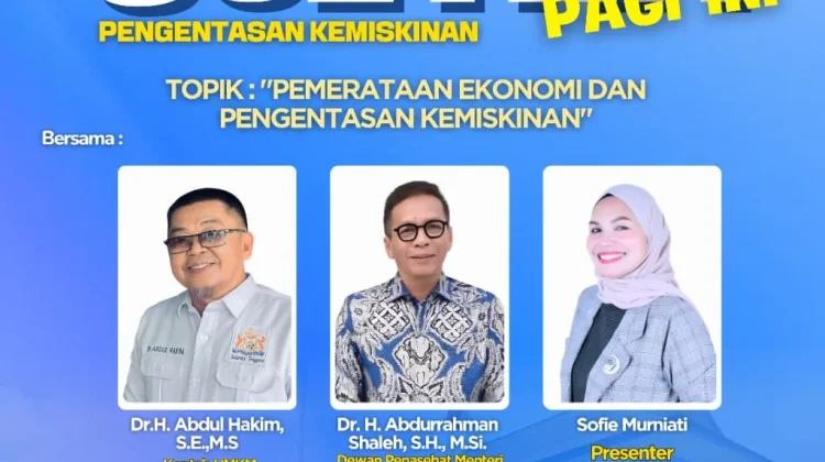 Kemiskinan Bukan Sekadar Angka, Sultra Pagi Ini Kupas Pemerataan Ekonomi