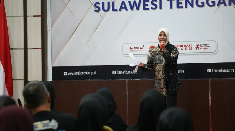 Kanwil Kemenkum Sultra Gelar Lomba Baca Puisi untuk Perkuat Nasionalisme Pegawai