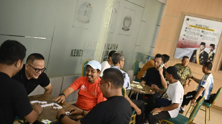 Semarak Hari Lahir Pancasila, Kanwil Kemenkum Sultra Gelar Turnamen Domino