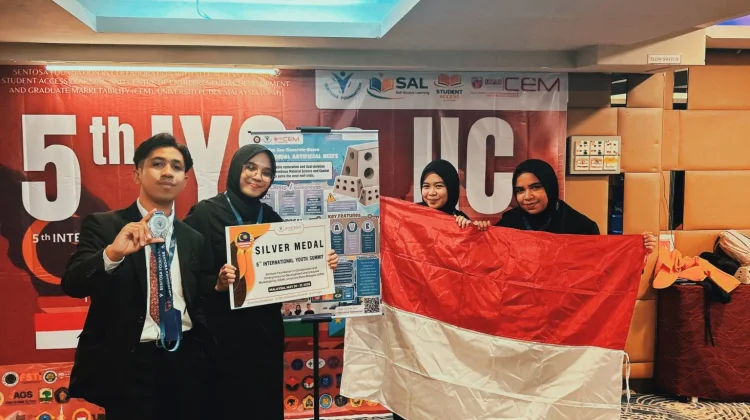 Mahasiswa UHO Raih Silver Medal untuk Inovasi Terumbu Buatan di International You
